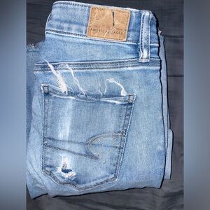 American eagle flare jeans size 0